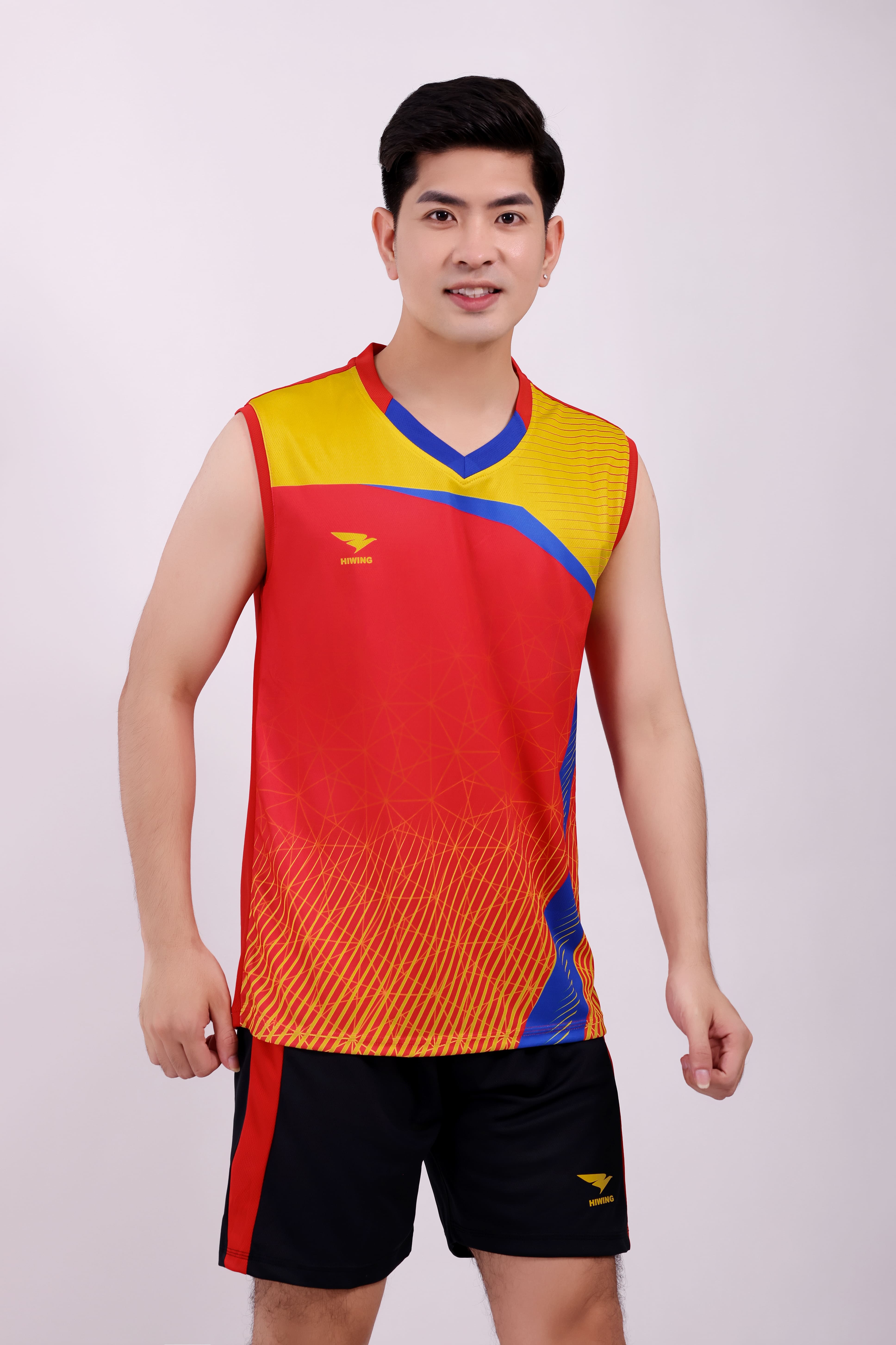 Áo bóng chuyền Nam Hiwing H11 chính hãng - Màu Đỏ